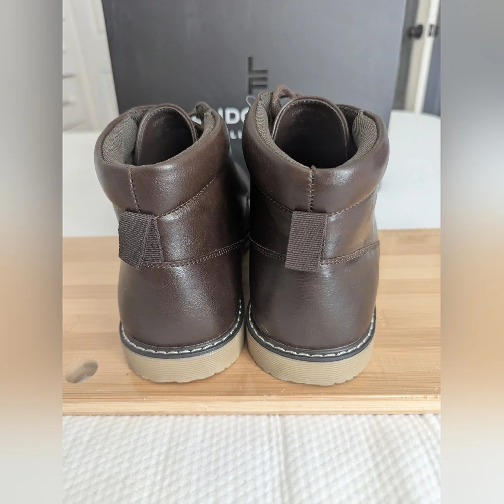 London Fog Collection LFM-Tyler Chukka Brown Sz 10M.